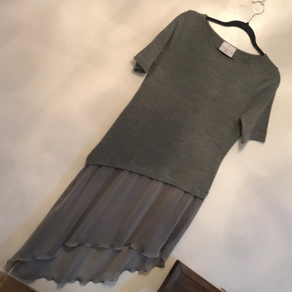 Along side cut dress